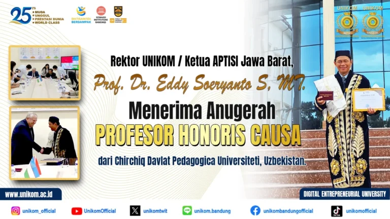 Pengumuman gelar Rektor Unikom